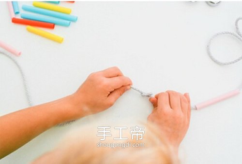 吸管掛飾DIY教學：節日裝點簡單做