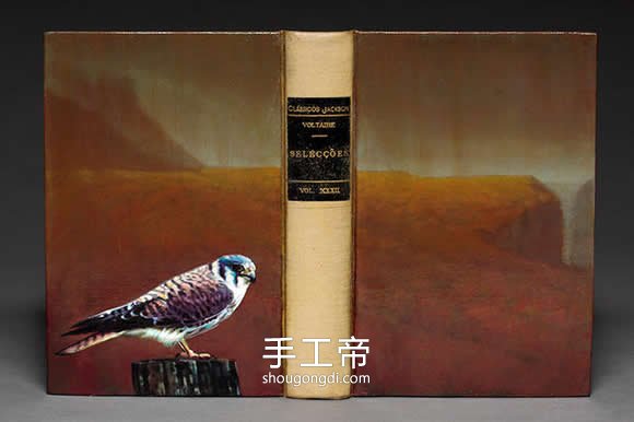 逼真的山川書雕作品：手工藝術欣賞