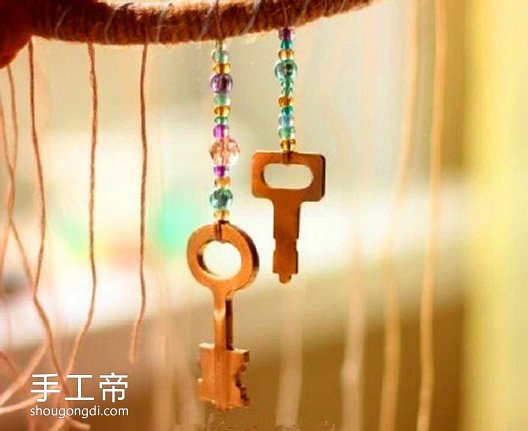 廢鑰匙風鈴DIY手作教學：廢物利用打造美麗裝飾