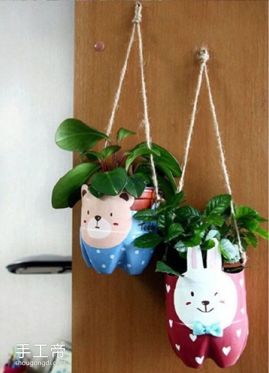 塑料瓶花盆DIY圖示：6款創意手工教你變廢為寶