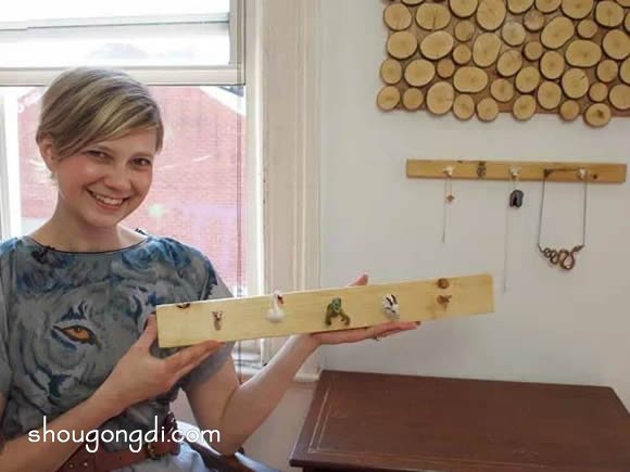 不要的小玩具制作掛架|自製趣味掛鉤架子DIY