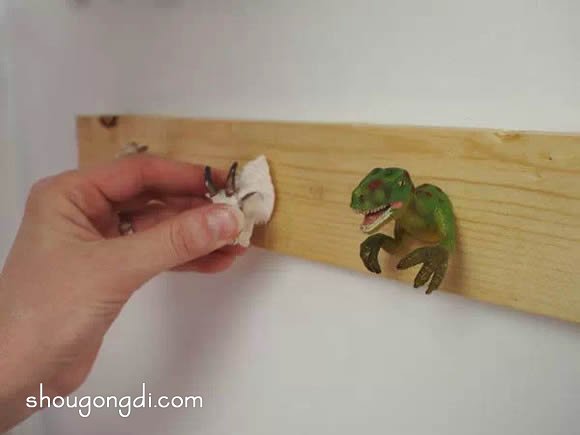 不要的小玩具制作掛架|自製趣味掛鉤架子DIY