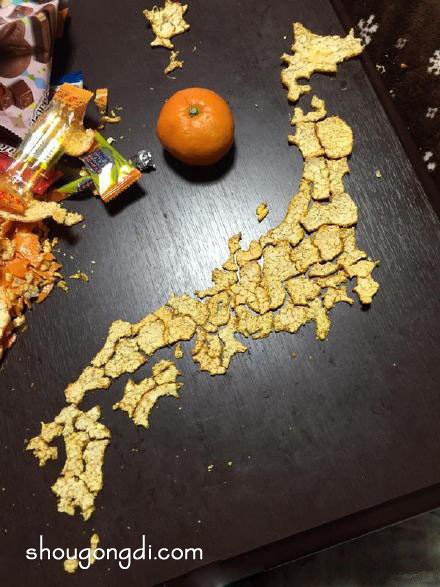 橘子皮手工DIY创意作品：简单有趣的制作图集