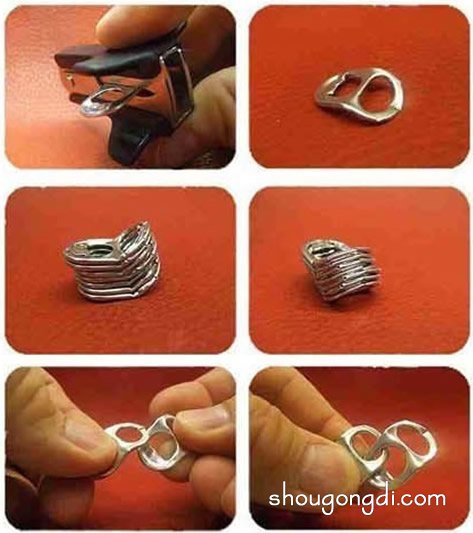 易拉罐拉環手工製作包包：DIY 編織風格手提包