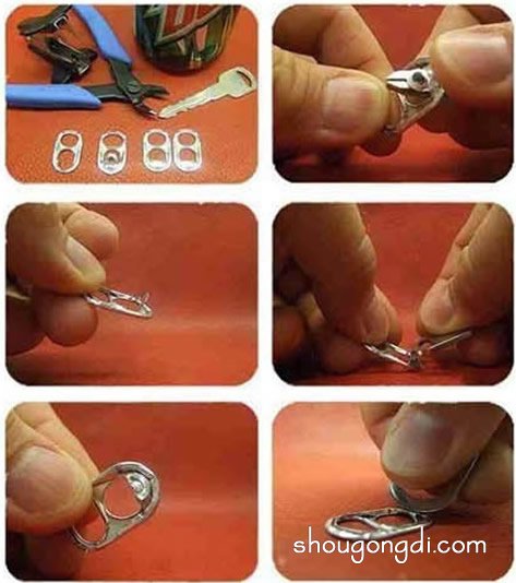 易拉罐拉環手工製作包包：DIY 編織風格手提包