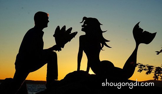 硬纸板創意DIY：夕陽下拍攝神奇道具照片