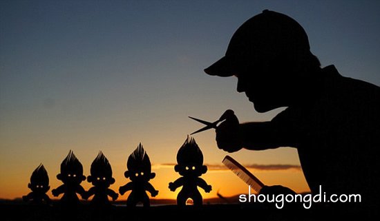 硬纸板創意DIY：夕陽下拍攝神奇道具照片