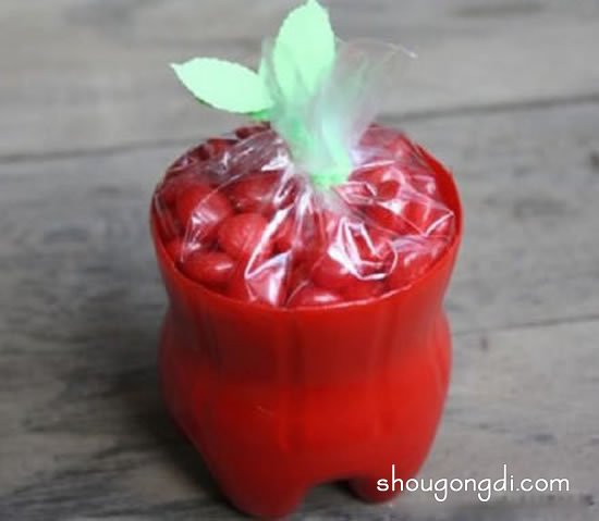 可口瓶DIY：制作精美苹果收纳杯
