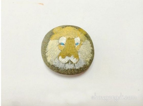 卵石老虎頭像DIY：將普通石子變身為精美手工藝品