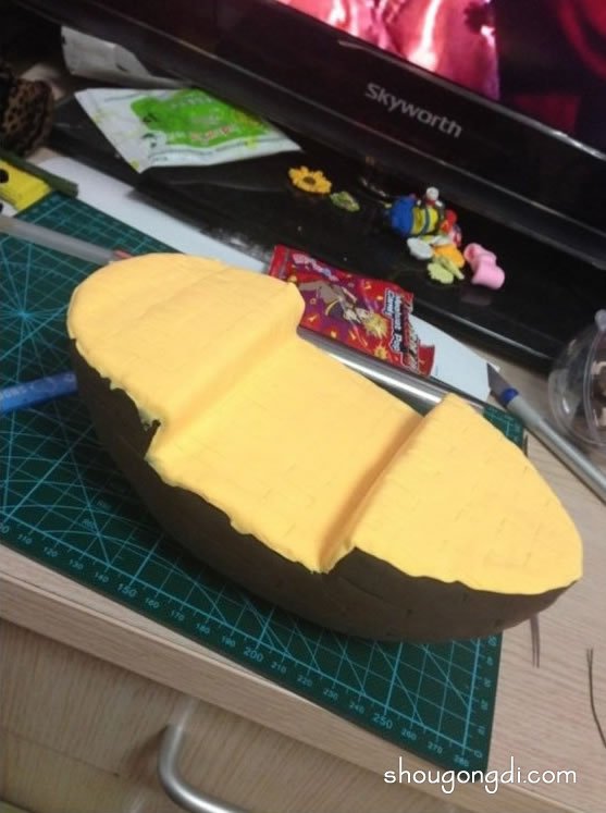 泡沫板變廢為寶：DIY 海盜王黃金梅麗號模型船