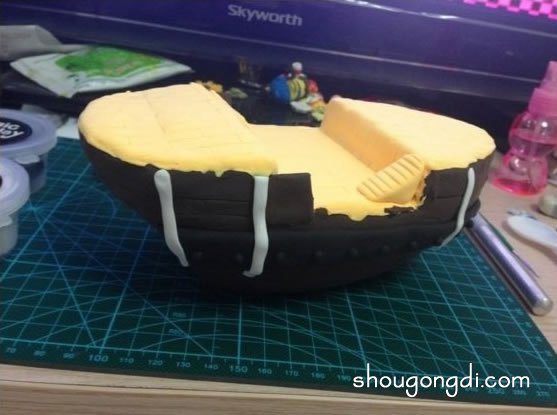 泡沫板變廢為寶：DIY 海盜王黃金梅麗號模型船