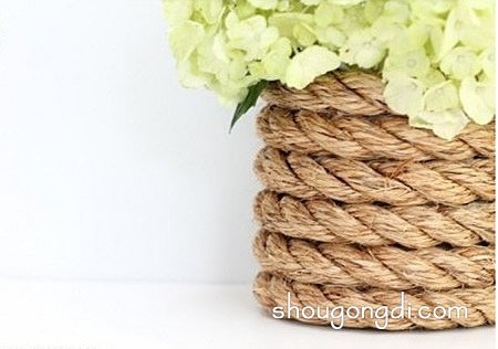 玻璃杯改造DIY：森系花瓶制作教程