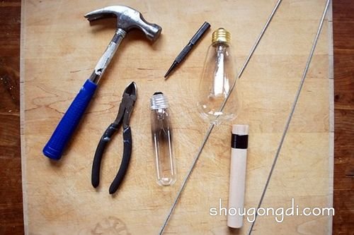 廢燈泡變身花瓶｜DIY工藝教學製作個性裝飾品