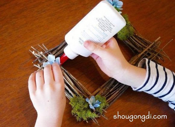 森系相框DIY：枯樹枝舊相框變廢為寶，自然風格手工藝