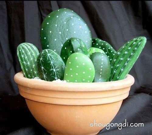 創意石頭畫DIY：灰鵝卵石變身藝術品