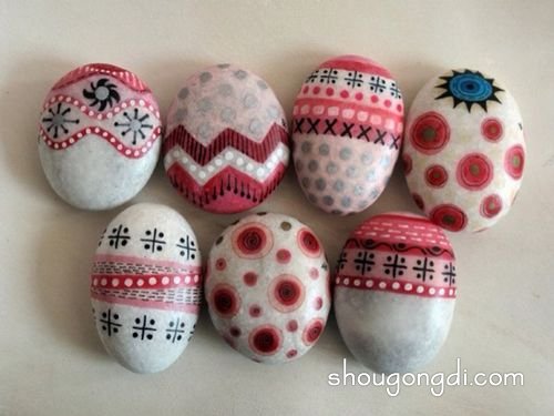 創意石頭畫DIY：灰鵝卵石變身藝術品