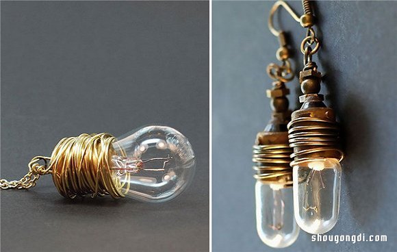 廢舊燈泡變廢為寶：DIY手工藝作品圖集