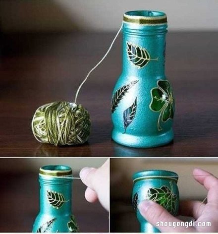 玻璃瓶手工DIY：製作精美花瓶與裝飾擺件