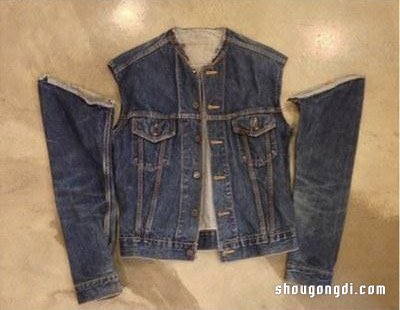舊毛衣與舊牛仔外套的混搭魔法：DIY男式復古風外套