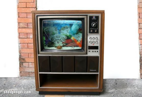 舊電視改造DIY手工魚缸：懷舊風格重生術