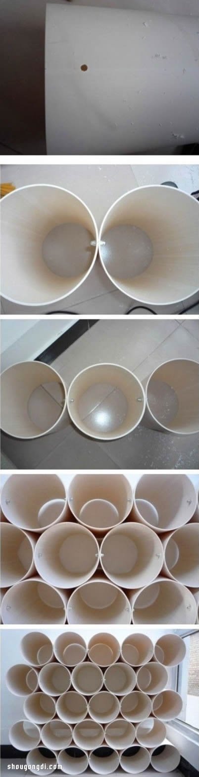 廢棄PVC下水管DIY實用鞋架 | 簡易廢物利用手作