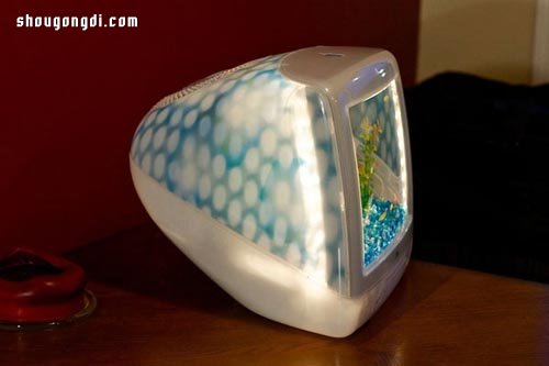 舊iMac G3變身美麗水族箱：廢舊蘋果電腦改造DIY專題