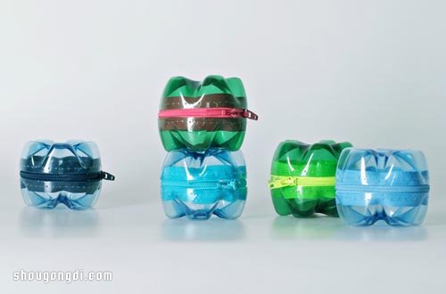 大瓶裝雪碧瓶DIY帶拉鏈零錢包 | 環保手工改造