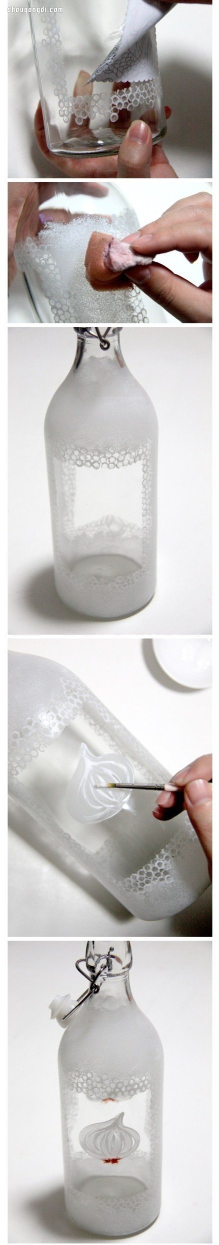 廢棄玻璃瓶手繪DIY：民族風藝術品創作教學
