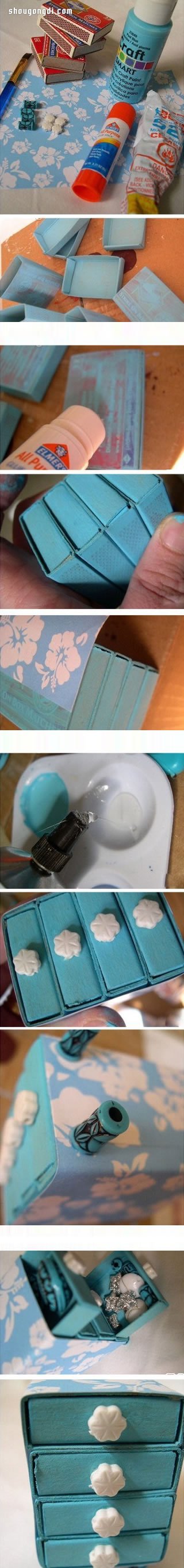 火柴盒變廢為寶：親子手工DIY製作可愛抽屜小櫃