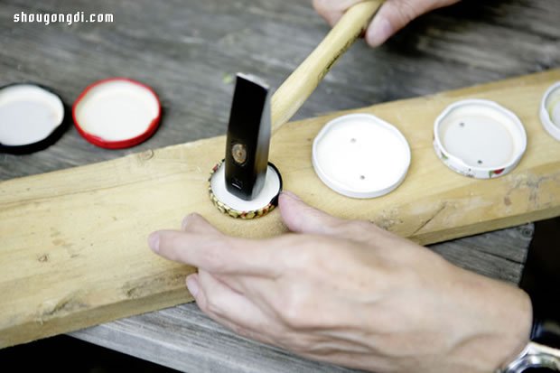 小玻璃瓶變廚房實用調料架 | 手作木板掛瓶設計