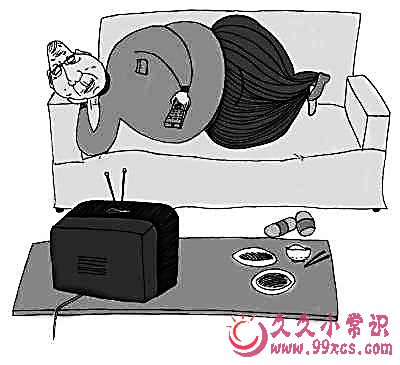 長期臥床看書或看電視的潛在危害