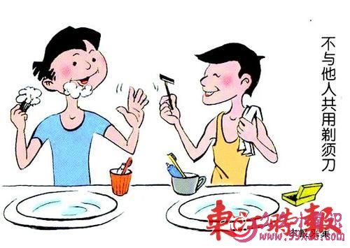 避免共用剃鬍刀：預防感染的重要原則