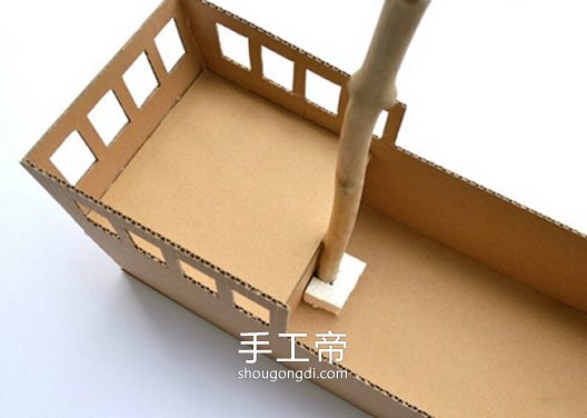 瓦楞紙帆船模型DIY教學：手作親子活動指南