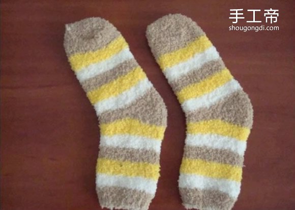 舊襪子變趴趴貓｜DIY布藝趴趴貓製作教學圖解