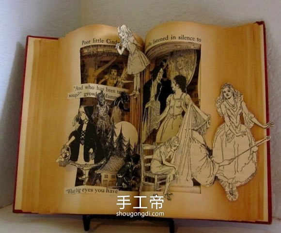 舊書再造：廢舊書籍變身藝術品紙雕創作