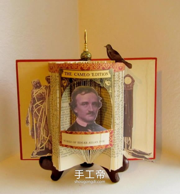 舊書再造：廢舊書籍變身藝術品紙雕創作