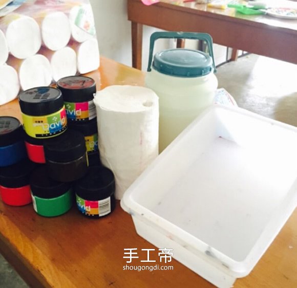 衛生紙手工彩虹餐盤畫教學：簡單技巧與步驟