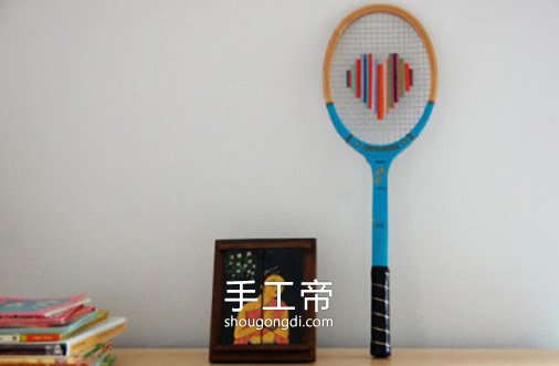 舊羽毛球拍改造DIY｜簡單裝飾品製作步驟教學