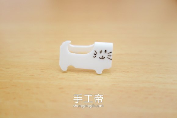 利用面包夾製作可愛貓咪的DIY手作方法