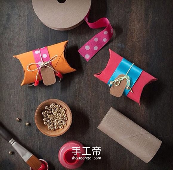 手作廢物利用｜卷紙筒變身精美包裝盒，簡易教程收好!