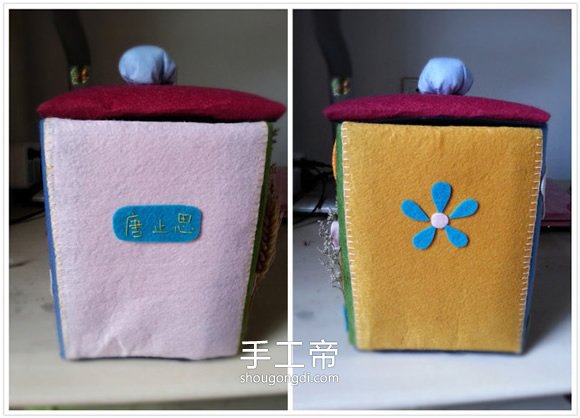 廢紙箱變收納箱｜不織布包覆DIY，簡易废物利用做法