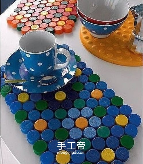 塑料瓶盖手工DIY：10款精美废物利用创意
