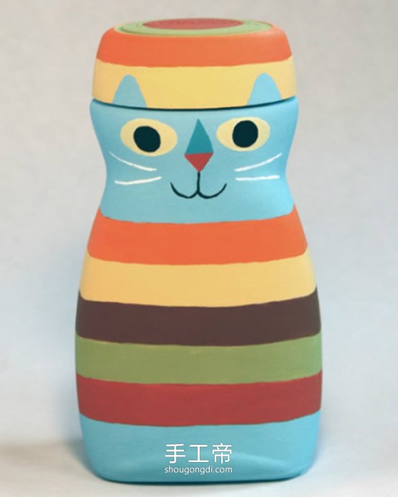 塑料瓶與易拉罐變身：可愛小動物繪畫DIY