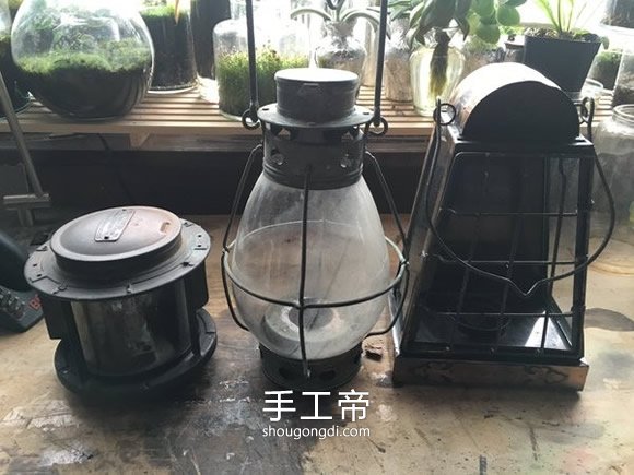 DIY 煤油燈魚缸：手工改造懷舊風水族箱