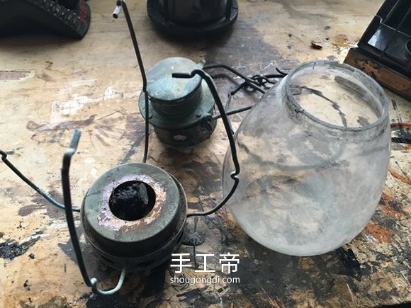 DIY 煤油燈魚缸：手工改造懷舊風水族箱