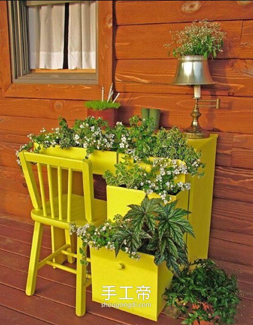 舊家具變花架：DIY家居改造的10個靈感