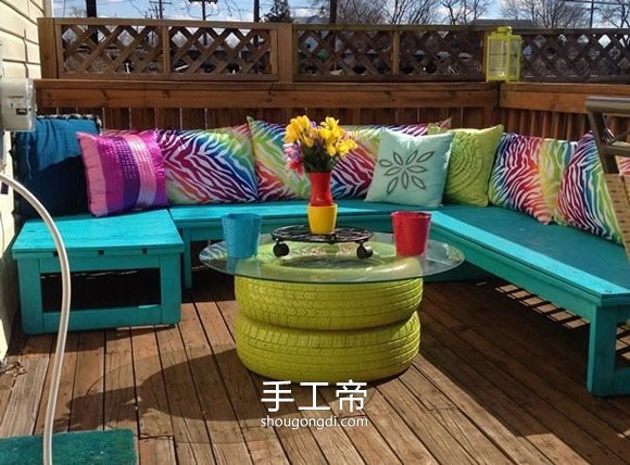 廢舊輪胎變寶DIY｜20+巧思手工改造圖解