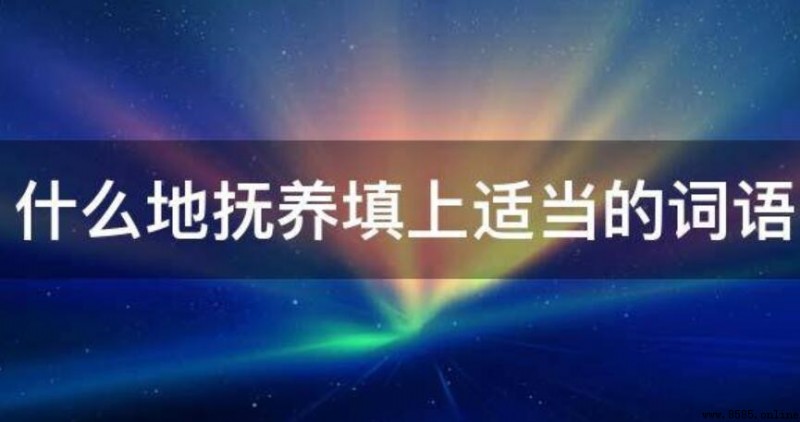 什麼地撫養：適當的詞語有哪些