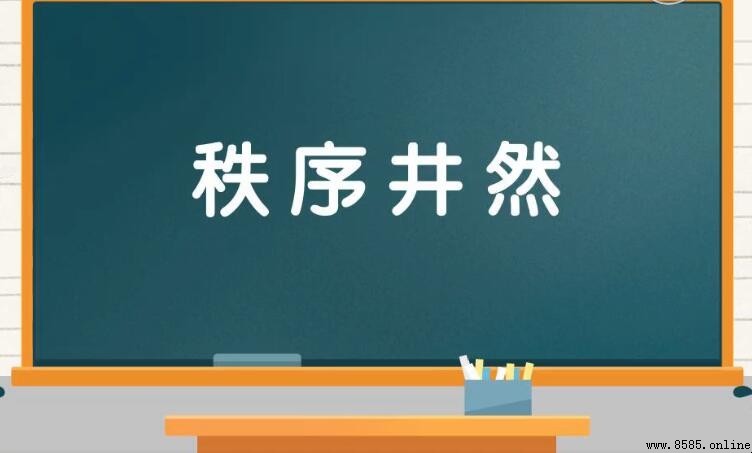 秩序井然造句指南