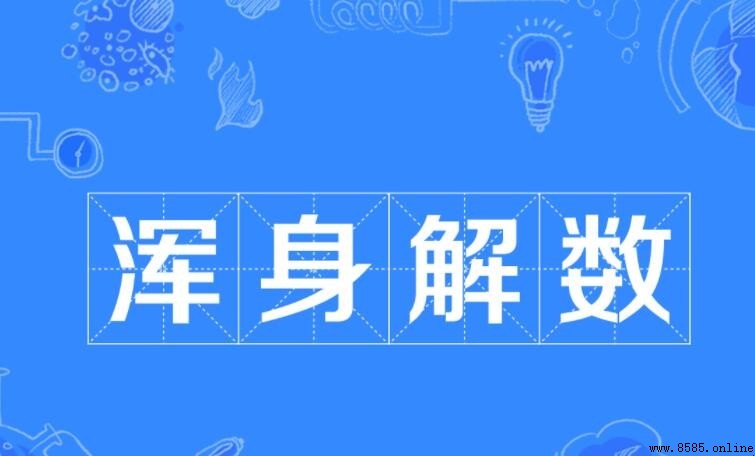 渾身解數的近義詞有哪些